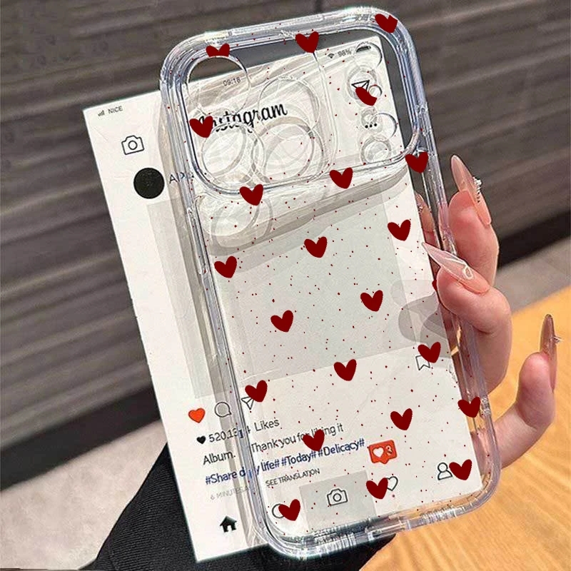Xiaomi Redmi Note 14 - Einfache Liebesherz-Schleife Polka Dot Handyhülle für