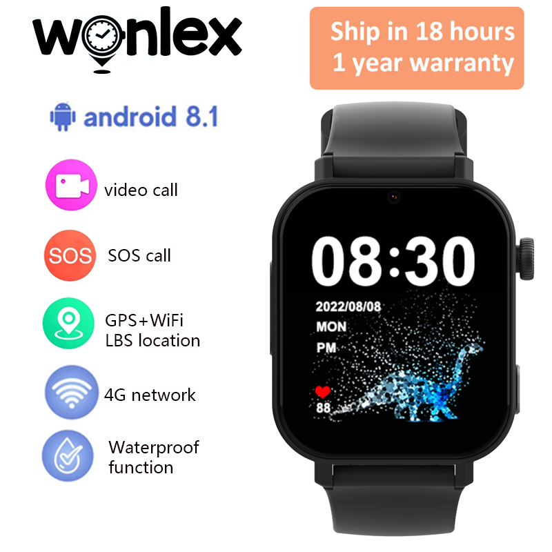 Fall Detection Watch - Wonlex KT36 4G Smartwatch für Kinder,